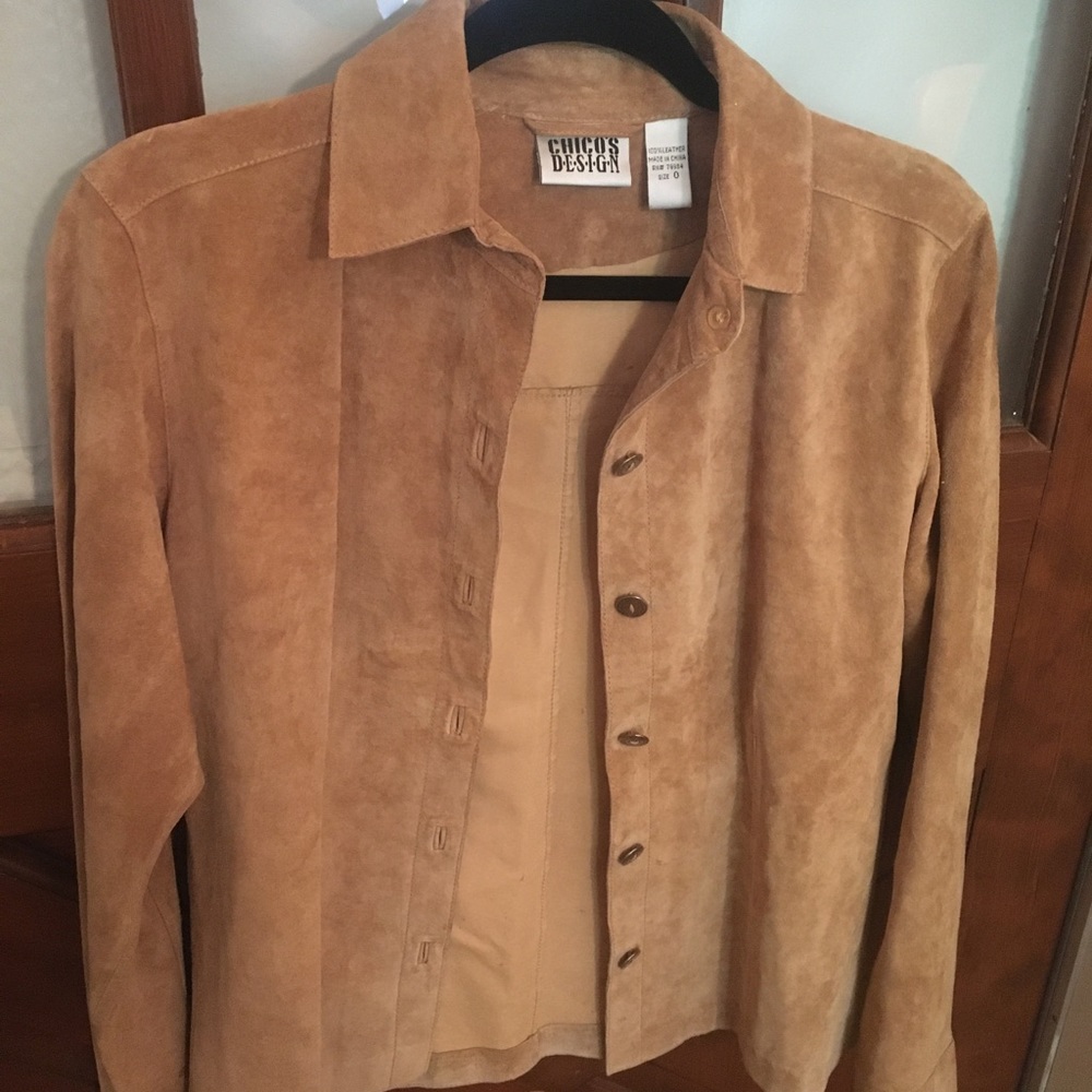 Chico’s leather jacket
